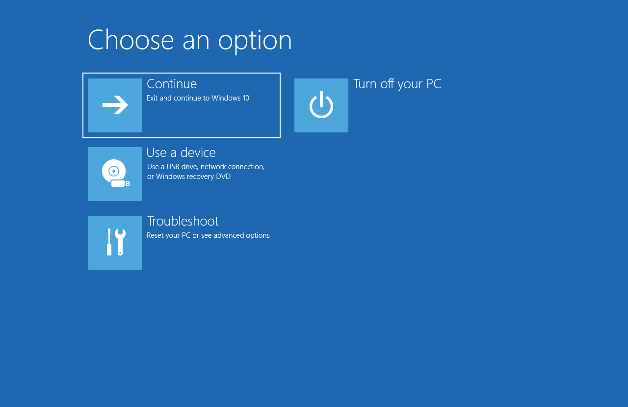 Windows Recovery Environment